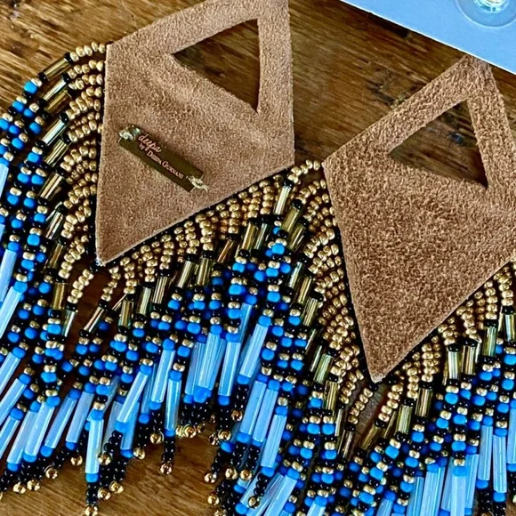 🌺🎉HP🎉🌺 NWT Deepa Gurnani Luxe Beaded Diamond Chandeliers - Picture 16 of 16